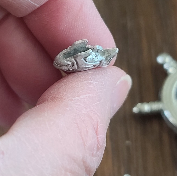 Assorted Silver-Tone and Ivory Pendants Nautical & Nature Mix, Lot Of 8 Jewlery - Picture 9 of 11